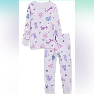 Hanna Andersson Baby Girls' Organic Cotton Long-Sleeve Top and Bottom Pajama Set